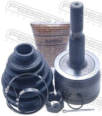 Juego de articulación, eje de transmisión FEBEST 0210-D40B