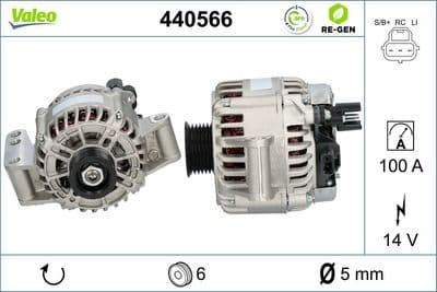 Alternador VALEO 440566