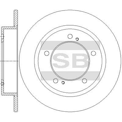 Disco de freno Hi-Q SD4818