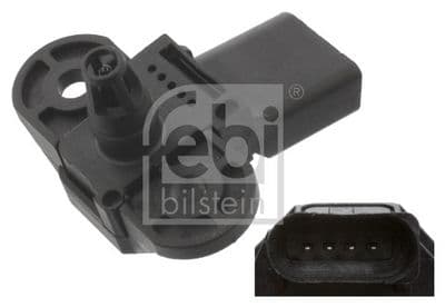 Sensor, presión de sobrealimentación FEBI BILSTEIN 45079
