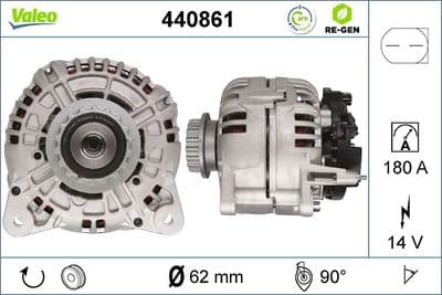 Alternador VALEO 440861