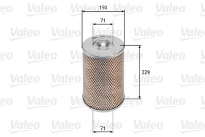 Filtro de aire VALEO 585712