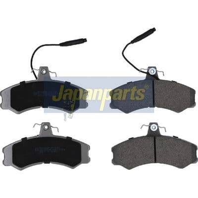 Juego de balatas de freno JAPANPARTS PA-0284AF