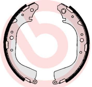 Juego de zapatas de frenos BREMBO S 83 530