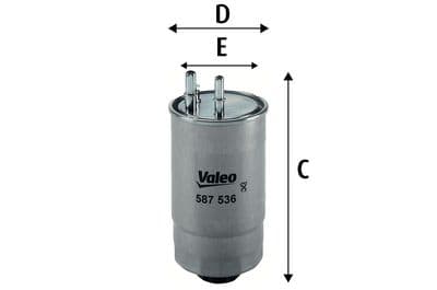 Filtro combustible VALEO 587536
