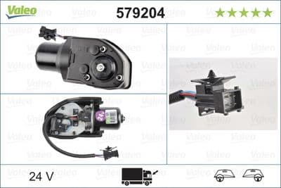 Motor del limpiaparabrisas VALEO 579204