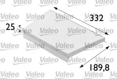 Filtro, aire del interior VALEO 698700