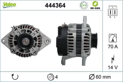 Alternador VALEO 444364