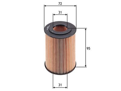 Filtro de aceite VALEO 586548