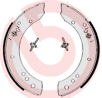 Juego de zapatas de frenos BREMBO S 44 502