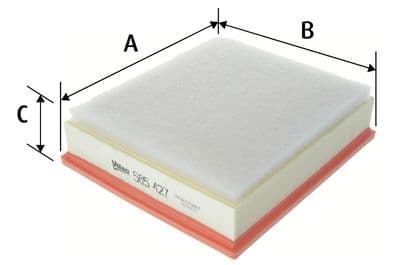 Filtro de aire VALEO 585427
