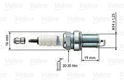 Bujía de encendido VALEO 246851