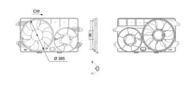 Ventilador, refrigeración del motor MAHLE CFF 759 000S