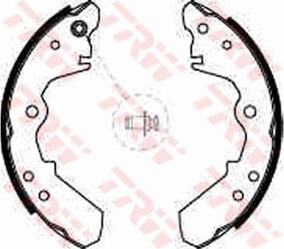 Juego de zapatas de frenos TRW GS6245
