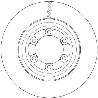 Disco de freno TRW DF6736S