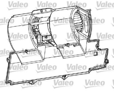 Ventilador del interior VALEO 698511