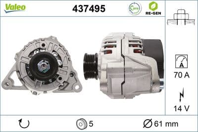 Alternador VALEO 437495
