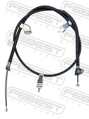 Cable de accionamiento, freno de estacionamiento FEBEST 0199-PCACA30LH