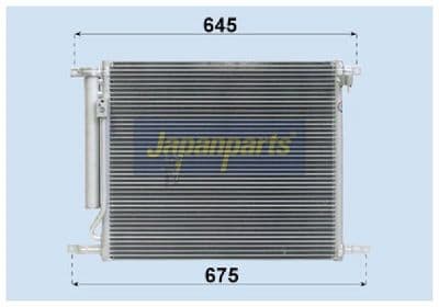 Condensador, aire acondicionado JAPANPARTS CND313016