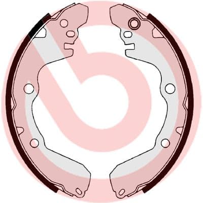 Juego de zapatas de frenos BREMBO S 54 522