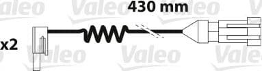 Contacto de aviso, desgaste de balatas de frenos VALEO 882337