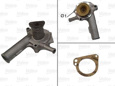 Bomba de agua, refrigeración del motor VALEO 506127