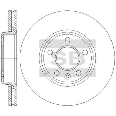Disco de freno Hi-Q SD3080