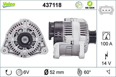 Alternador VALEO 437118