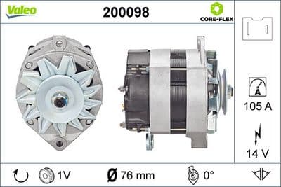 Alternador VALEO 200098