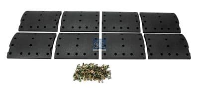 Juego de balatas de freno, freno de tambor DT Spare Parts 2.94059