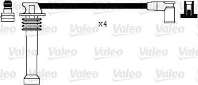 Juego de cables de encendido VALEO 346104
