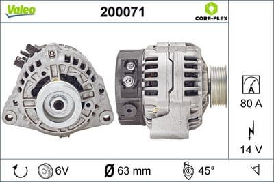 Alternador VALEO 200071