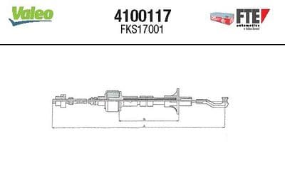 Chicote de Clutch VALEO 4100117