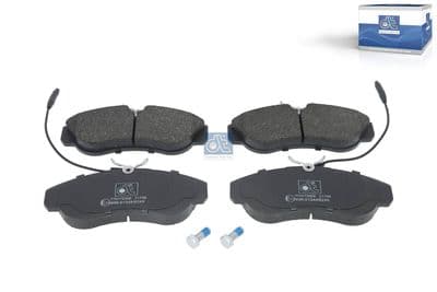 Juego de balatas de freno DT Spare Parts 12.93108