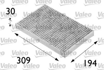 Filtro, aire del interior VALEO 698682