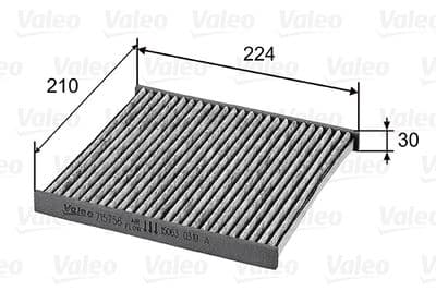 Filtro, aire del interior VALEO 715756