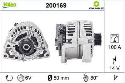 Alternador VALEO 200169