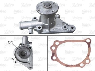 Bomba de agua, refrigeración del motor VALEO 506010