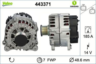 Alternador VALEO 443371