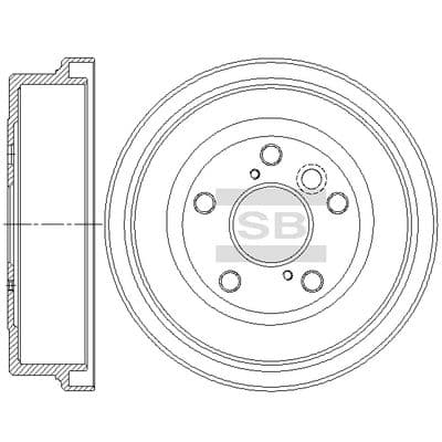 Tambor de freno Hi-Q SD4685