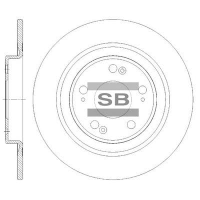 Disco de freno Hi-Q SD8747