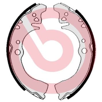 Juego de zapatas de frenos BREMBO S 16 506