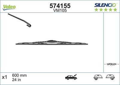 Limpiaparabrisas VALEO 574155