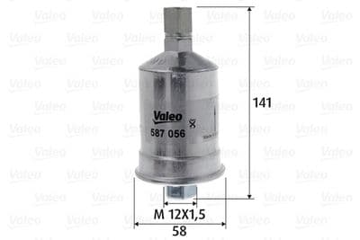 Filtro combustible VALEO 587056
