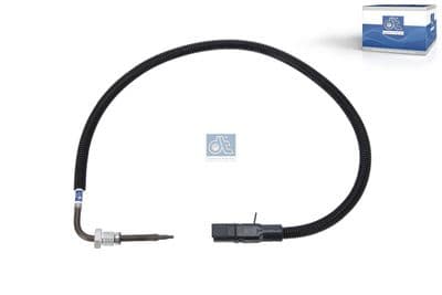 Sensor, de temperatura de gas de escape DT Spare Parts 2.27217