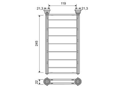 Radiador de calefacción, calefacción interior VALEO 811697