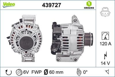 Alternador VALEO 439727