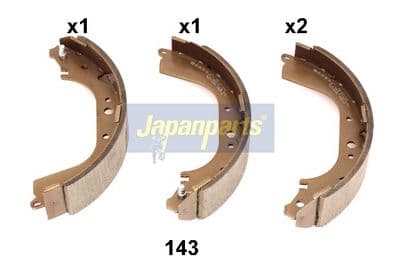 Juego de zapatas de frenos JAPANPARTS GF-143AF