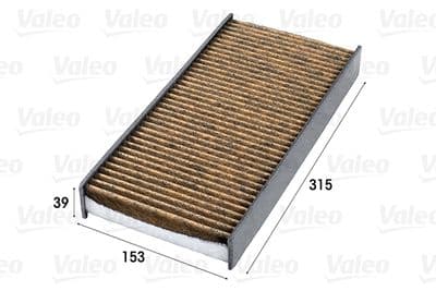 Filtro, aire del interior VALEO 701002