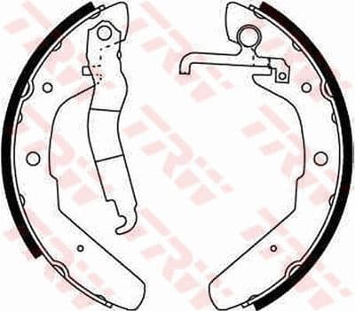 Juego de zapatas de frenos TRW GS8180